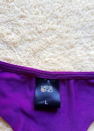 Новые яркие фиолетовые лиловые сиреневые черные бесшовные трусики стринги танга бикини...