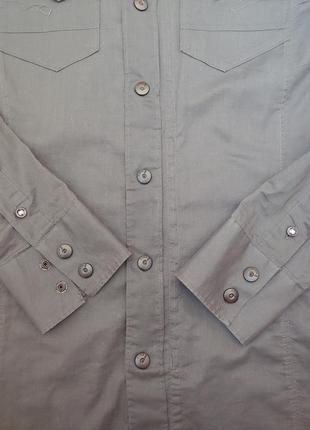 Рубашка на молнии и кнопках мужская