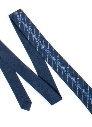 Модный вышитый галстук №7734 фото