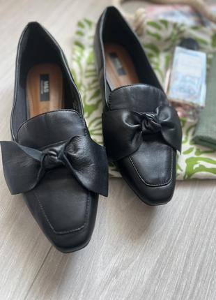 Нарядные кожаные туфли marks & spencer