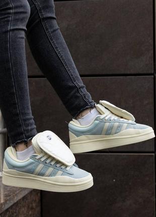 Adidas tights x bad bunny blue white7 фото
