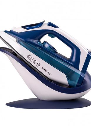 Утюг sokany sl-2055a с тефлоновой подошвой и функцией отпаривания