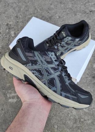 Чоловічі кросівки asics gel venture 6 black khaki