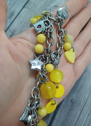 Браслет сплав,пластик,люцит