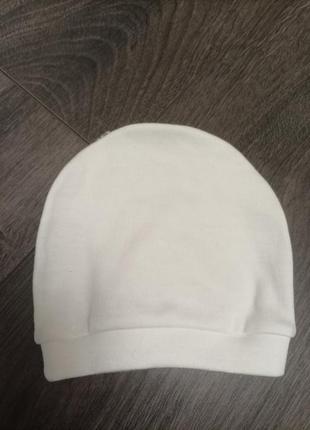 Шапочка для новорожденного. хлопок.