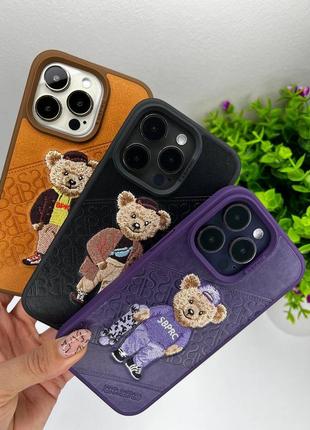 Оригинальный чехол polo santa barbara bear series iphone 14 pro max