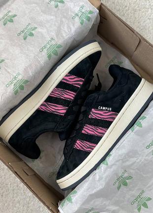 Жіночі кросівки campus black / pink zebra3 фото