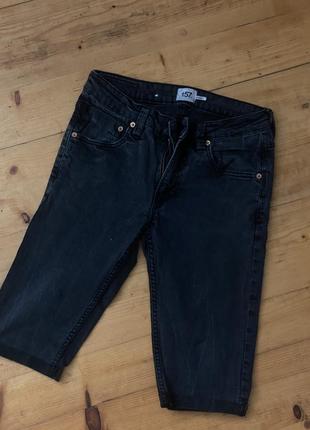 Чоловічі шорти джинсові чорні