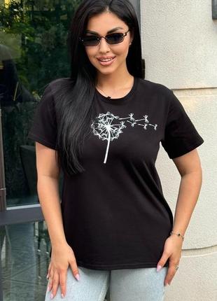 Футболка одуванчик хлопок 44-58 р-р