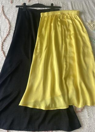 Атласная юбка s/xs