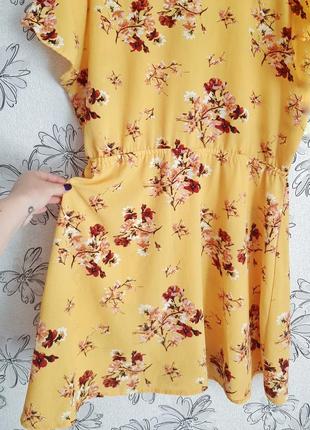 💛яскрава сукня на запах💛3 фото