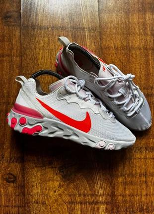 Кроссовки nike react element 55 white cv3035-100