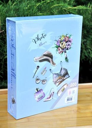 Фотоальбом "девичьи радости", 200 фото, 10×15 см (только плёночный карман для фото)