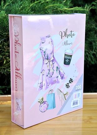 Фотоальбом "девичьи радости", 200 фото, 10×15 см (только плёночный карман для фото)