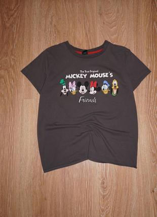 Графитовая футболка disney