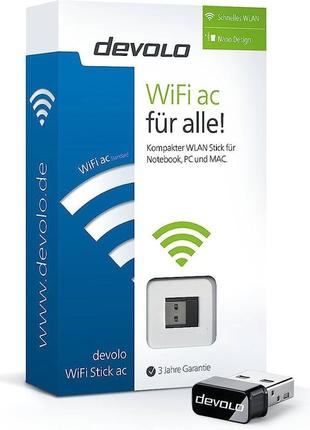 Мережева карта wi-fi 5 гц devolo wi-fi stick ac (9706)