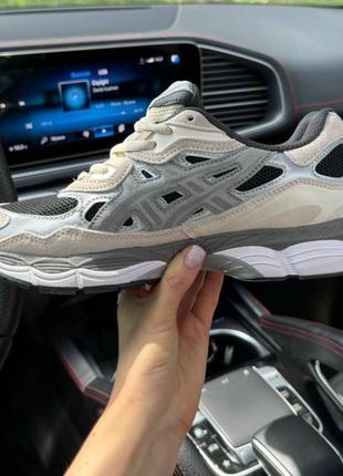 Чоловічі кросівки asics gel-nyc black/clay grey