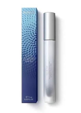 Італійська туш kiko blue me 36h lasting & volume effect mascara