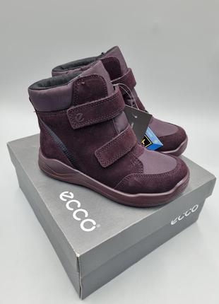 Ботинки зимние ecco urban mini 28 р зимові черевики