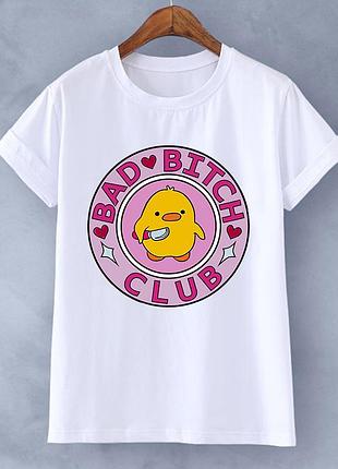 Новая хлопковая футболка с принтом оверсайз s-3xl 44-54