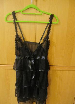 Сексуальна нічна куртка 50-52р. чорна.