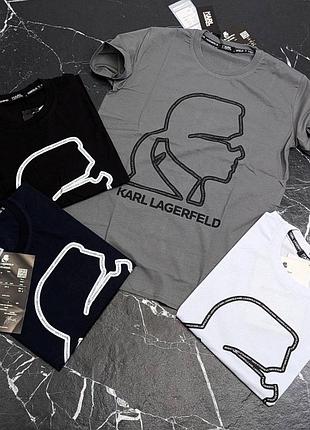 Футболка в стилі karl lagerfeld