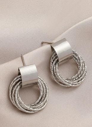 Изысканные серьги-подвески женские винтажные