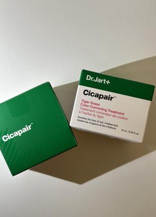 Коректуючий крем для обличчя dr. jart cicapair tiger grass color