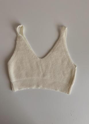 Топ трикотажний zara, juste, h&m