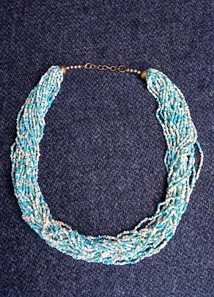 Ожерелье из бисера винтажное