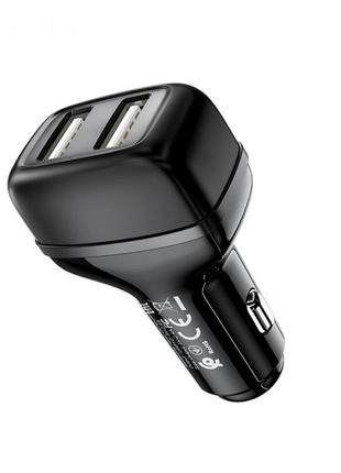 Автомобильная зарядка hoco z36 leader 2usb/2,4a