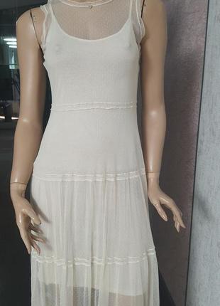 Сарафан двійка довгий guess сукня платье длинное макси4 фото