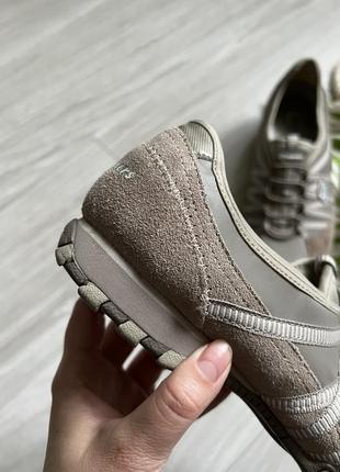 Удобные кожаные кроссовки skechers5 фото