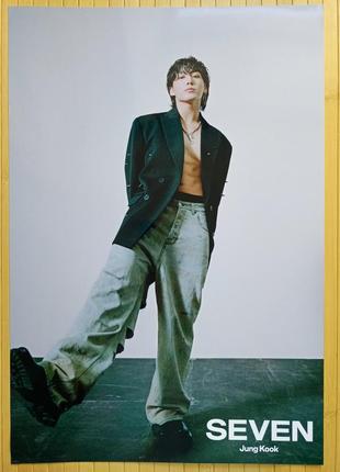 Постер чонгук jungkook (jeon jung-kook) bts розмір а3