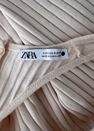 Комбинезон  ромпер трикотажный  в рубчик лапша zara3 фото