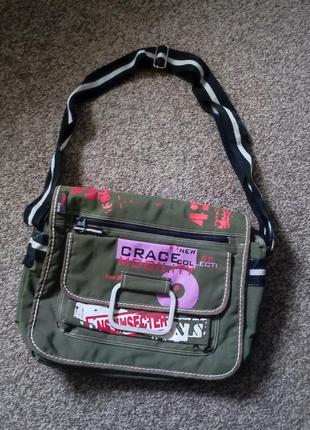 Сумка милитари через плечо