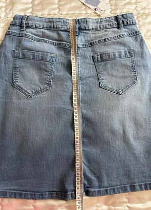 Юбка джинсовая, новая. размер 158 см, на 13 -14 лет!8 фото