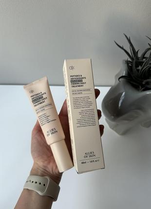 Зволожуючий крем для обличчя allies of skin peptides antioxidants firming daily treatment 50 мл