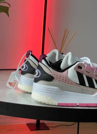 Кросівки adidas adi2000 white beige pink5 фото