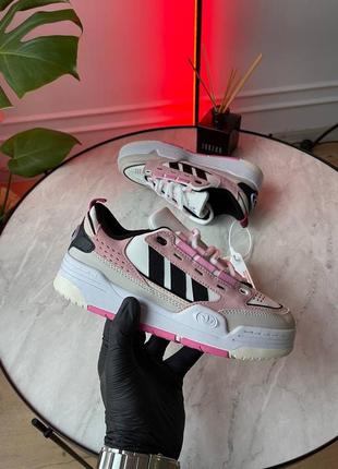 Кросівки adidas adi2000 white beige pink1 фото