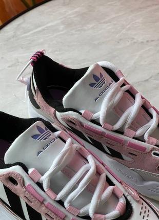 Кроссовки adidas adi2000 white beige pink10 фото