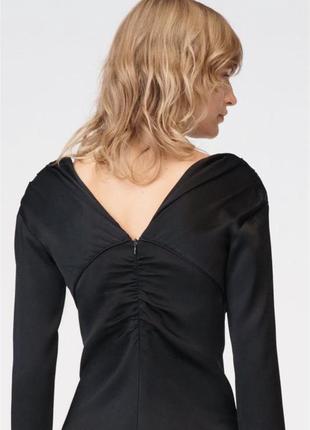 Поаття,шовкова сукня міді від zara2 фото
