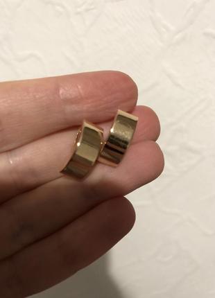 Серьги золотые 585 проба