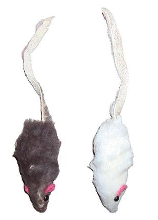 Іграшка для котів, хутряна миша,5 см (10 шт/уп) (мін. кратно 10)