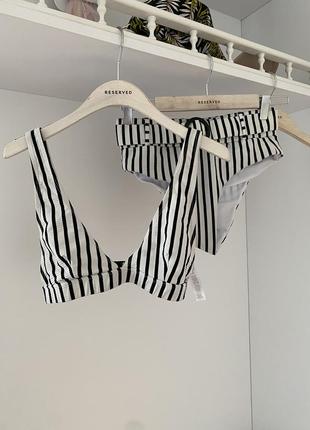 Крутой купальник в рубчик primark