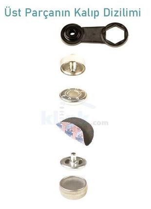 Кнопка альфа 15мм 15шт. золото (520)