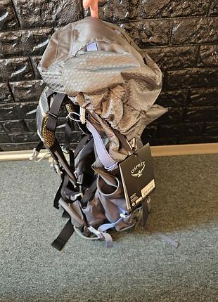 Рюкзак туристическийosprey aura ag 65 tungsten grey оспрей аура новый