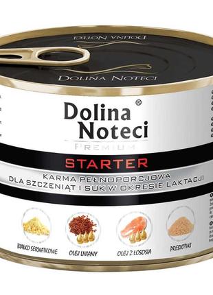 Корм конс.dolina noteci premium starter для лактуючих самок та цуценят, 185г
