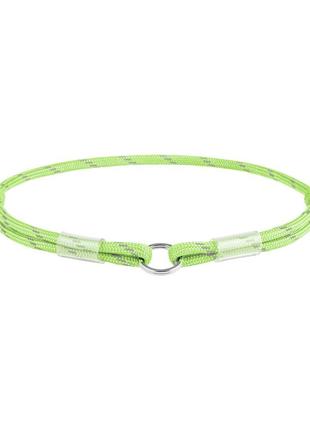 Шнурок для адресника з паракорду waudog smart id, світиться у темряві, світловідбивний, розмір м, діаметр 4