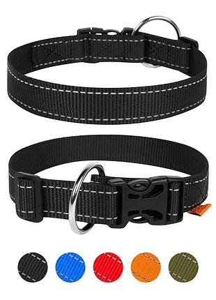 Нашийник "dog extreme" з нейлону регульований (ширина 20мм, довжина 25-40 см) чорний